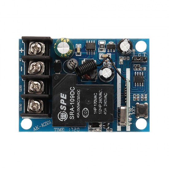 433MHz 12V 1CH 1 Channel Wireless Remote Control Switch 12V-48V Controller Interlock Learning Code Transmitter 433MHz 12V 1CH 1 Channel Wireless Remote Control Switch 12V-48V Controller Interlock Learning Code Transmitter