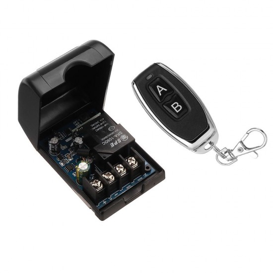 433MHz 12V 1CH 1 Channel Wireless Remote Control Switch 12V-48V Controller Interlock Learning Code Transmitter 433MHz 12V 1CH 1 Channel Wireless Remote Control Switch 12V-48V Controller Interlock Learning Code Transmitter