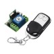 433MHz 12V Single Channel Learning Code Controller Access Control Remote Control Switch With 2 Button Transmitter