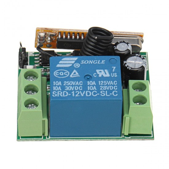 433Mhz DC12V 1CH Wireless Remote Control Switch Relay Receiver Module + 2 RF Transmitter 433Mhz DC12V 1CH Wireless Remote Control Switch Relay Receiver Module + 2 RF Transmitter