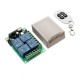 433mhz DC 12V Learning Type 4CH Channel Wireless Remote Control Switch Four Way Relay Control Module 433mhz DC 12V Learning Type 4CH Channel Wireless Remote Control Switch Four Way Relay Control Module
