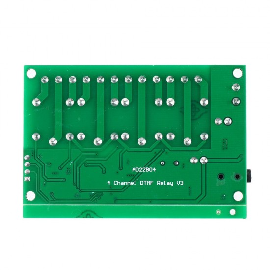 4CH DTMF MT8870 Audio Decoder Relay Remote Control Switch for Smart Home Voice Phone LED Light Control AD22B04 4CH DTMF MT8870 Audio Decoder Relay Remote Control Switch for Smart Home Voice Phone LED Light Control AD22B04