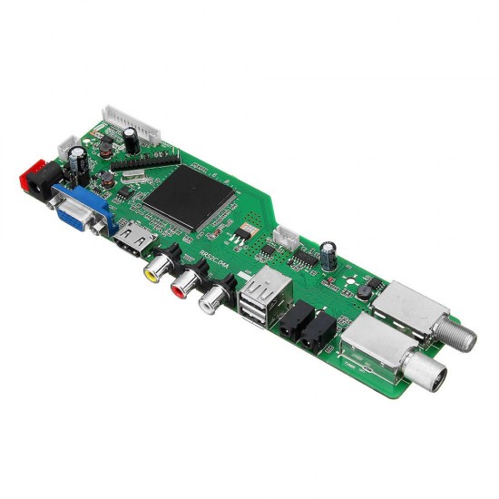 5 OSD Game RR52C.04A Support Digital Signal DVB-S2 DVB-C DVB-T2/T ATV Universal LCD Driver Board Dual USB Play Media With Remote 5 OSD Game RR52C.04A Support Digital Signal DVB-S2 DVB-C DVB-T2/T ATV Universal LCD Driver Board Dual USB Play Media With Remote