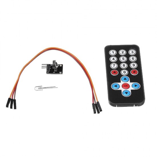 5pcs Infrared IR Wireless Remote Controller Module Kits DIY Kit HX1838 for Arduino - products that work with official Arduino boards