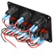 6 Gang Switch Panel 2USB Interior Control Car Boat Marine RV Rocker Breaker 12V 6 Gang Switch Panel 2USB Interior Control Car Boat Marine RV Rocker Breaker 12V