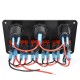 6 Gang Switch Panel 2USB Interior Control Car Boat Marine RV Rocker Breaker 12V 6 Gang Switch Panel 2USB Interior Control Car Boat Marine RV Rocker Breaker 12V