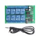 8CH DTMF MT8870 Decoder Relay Phone Remote Control Switch for AC DC Motor LED CNC Smart Home PLC DC12V 8CH DTMF MT8870 Decoder Relay Phone Remote Control Switch for AC DC Motor LED CNC Smart Home PLC DC12V