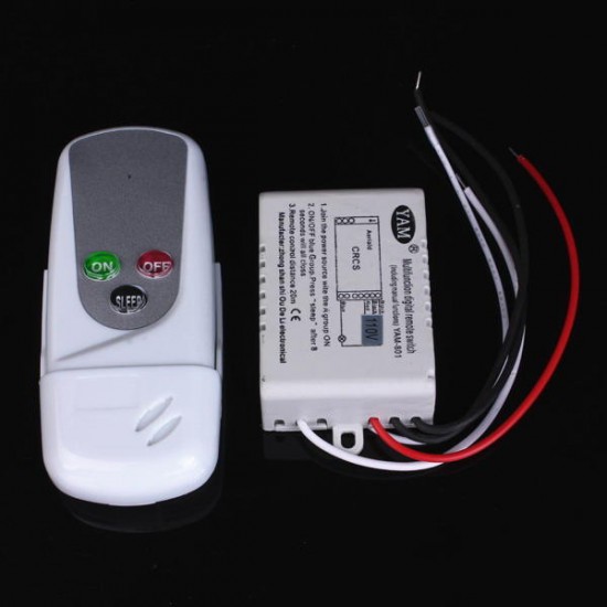 AC110V Wireless 1 Channel ON/OFF Light Lamp Remote Control Switch AC110V Wireless 1 Channel ON/OFF Light Lamp Remote Control Switch