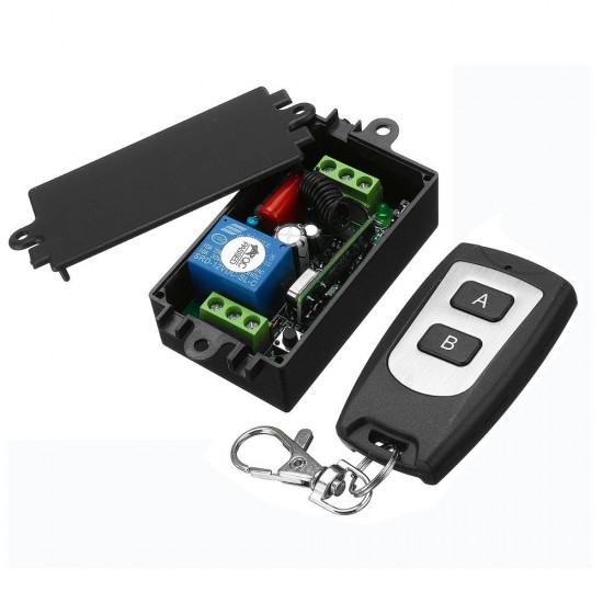 AC220V 1CH 10A Wireless Remote Control Switch Relay Output Radio Receiver Module With Waterproof Transmitter AC220V 1CH 10A Wireless Remote Control Switch Relay Output Radio Receiver Module With Waterproof Transmitter