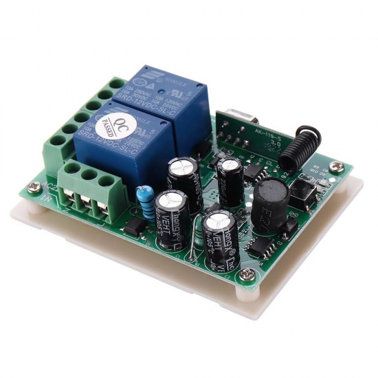 AC85-250V 433MHz 2CH Channel Wireless Remote Control Switch with 2 Key Transmitter 1000W AC85-250V 433MHz 2CH Channel Wireless Remote Control Switch with 2 Key Transmitter 1000W