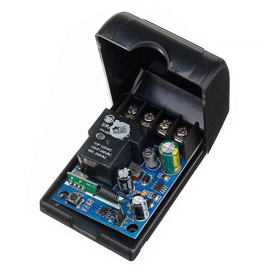 AK-KZ01 315MHZ/433MHZ 1 Channel Wireless Remote Control Switch + Remote Control Panel DC 12V-48V