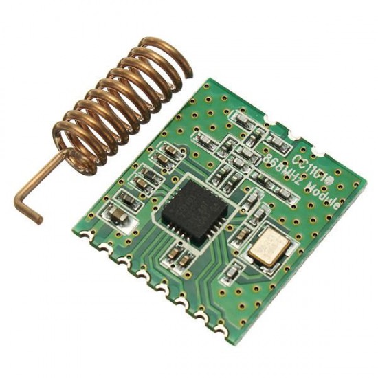 CC1101-868MHz 2-3.6V RF Low Power UHF Wireless Transceiver Module 1.2K To 500kps 64 Bytes SPI Interface Wake-On-Radio Support FSK GFSK ASK/OOK And MSK CC1101-868MHz 2-3.6V RF Low Power UHF Wireless Transceiver Module 1.2K To 500kps 64 Bytes SPI Interface Wake-On-Radio Support FSK GFSK ASK/OOK And MSK