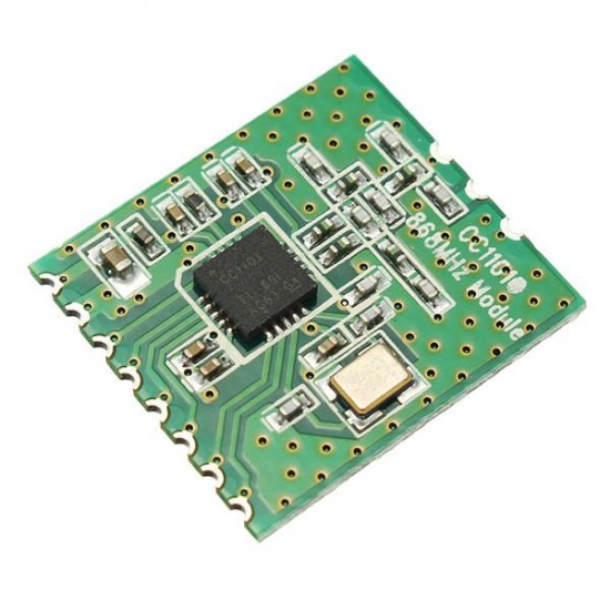 CC1101-868MHz 2-3.6V RF Low Power UHF Wireless Transceiver Module 1.2K To 500kps 64 Bytes SPI Interface Wake-On-Radio Support FSK GFSK ASK/OOK And MSK CC1101-868MHz 2-3.6V RF Low Power UHF Wireless Transceiver Module 1.2K To 500kps 64 Bytes SPI Interface Wake-On-Radio Support FSK GFSK ASK/OOK And MSK