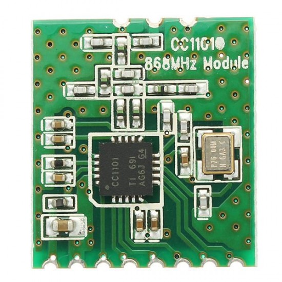 CC1101-868MHz 2-3.6V RF Low Power UHF Wireless Transceiver Module 1.2K To 500kps 64 Bytes SPI Interface Wake-On-Radio Support FSK GFSK ASK/OOK And MSK