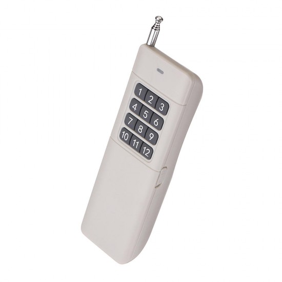 DC9V 12 Key Button Wireless Remote Control 3000M Ultra Long Range Transmitter