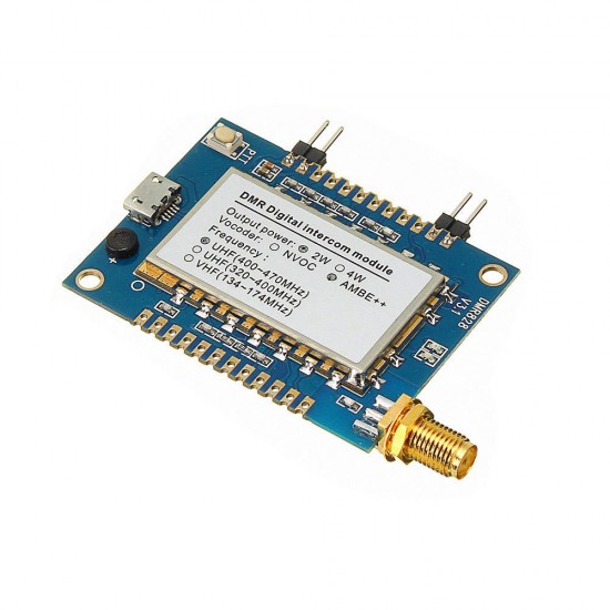 DMR828 2W High Power Wireless Digital Walkie Talkie Interphone Module 400-470 MHZ DMR828 2W High Power Wireless Digital Walkie Talkie Interphone Module 400-470 MHZ