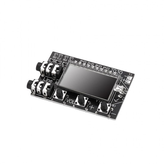 Digital LCD Dual Channel FM Stereo Transmitter Wireless Audio Transmission Module Frequency 76MHz-108MHz with Antenna DC 3V-16V Digital LCD Dual Channel FM Stereo Transmitter Wireless Audio Transmission Module Frequency 76MHz-108MHz with Antenna DC 3V-16V