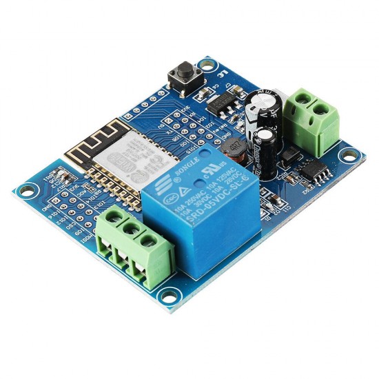 ESP8266 Wireless WIFI Relay Controller Module ESP-12F for IOT Smart Home APP DC 5V-80V