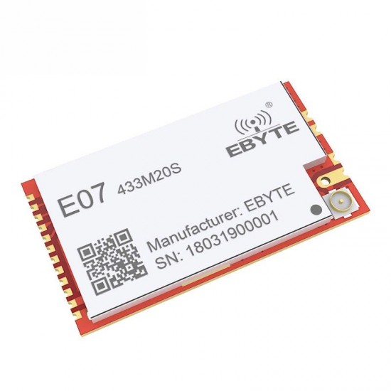 E07-433M20S CC1101 10dBm Stamp Hole IPEX Antenna Transmitter and Receiver SMD Transceiver 433MHz RF Module E07-433M20S CC1101 10dBm Stamp Hole IPEX Antenna Transmitter and Receiver SMD Transceiver 433MHz RF Module