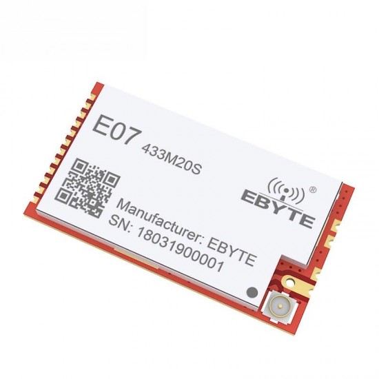 E07-433M20S CC1101 10dBm Stamp Hole IPEX Antenna Transmitter and Receiver SMD Transceiver 433MHz RF Module E07-433M20S CC1101 10dBm Stamp Hole IPEX Antenna Transmitter and Receiver SMD Transceiver 433MHz RF Module