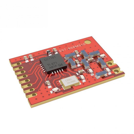 E07-915MS10 915MHz CC1101 SPI 1.2km 10dBm Communication Interface RF Transceiver Module E07-915MS10 915MHz CC1101 SPI 1.2km 10dBm Communication Interface RF Transceiver Module
