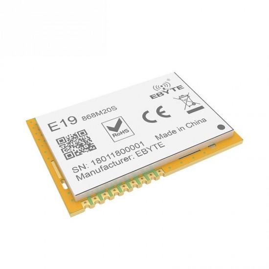 E19-868M20S SPI 20dBm SX1276 Long Distance 868MHz Transceiver Wireless RF Modulator Module E19-868M20S SPI 20dBm SX1276 Long Distance 868MHz Transceiver Wireless RF Modulator Module