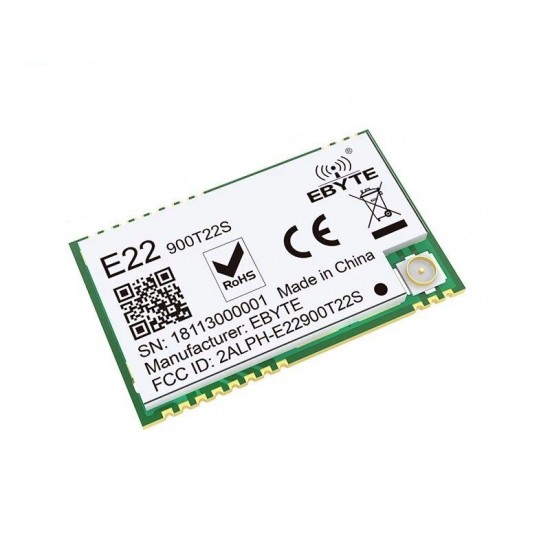 E22-900T22S SX1262 868MHz 915MHz Wireless Transceiver SMD 22dBm UART Module