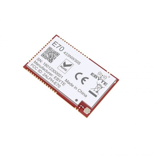 E70-433NW30S CC1310 433MHz RF Module 1W Star Network IPEX Antenna UHF Wireless Transceiver Transmitter Receiver E70-433NW30S CC1310 433MHz RF Module 1W Star Network IPEX Antenna UHF Wireless Transceiver Transmitter Receiver