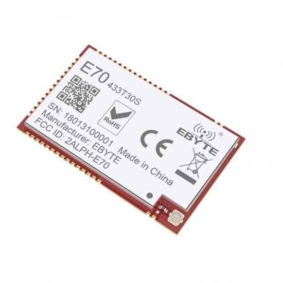 E70-433T30S 433MHz Long Distance CC1310 30dBm SMD 1W Transmitter Wireless RF Module IOT Receiver E70-433T30S 433MHz Long Distance CC1310 30dBm SMD 1W Transmitter Wireless RF Module IOT Receiver