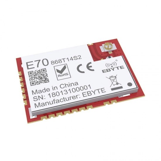 E70-868T14S2 CC1310 868MHz 25mW UART SOC Wireless Receiver Transceiver SMD IOT RF Module E70-868T14S2 CC1310 868MHz 25mW UART SOC Wireless Receiver Transceiver SMD IOT RF Module