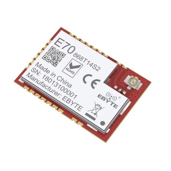 E70-868T14S2 CC1310 868MHz 25mW UART SOC Wireless Receiver Transceiver SMD IOT RF Module E70-868T14S2 CC1310 868MHz 25mW UART SOC Wireless Receiver Transceiver SMD IOT RF Module