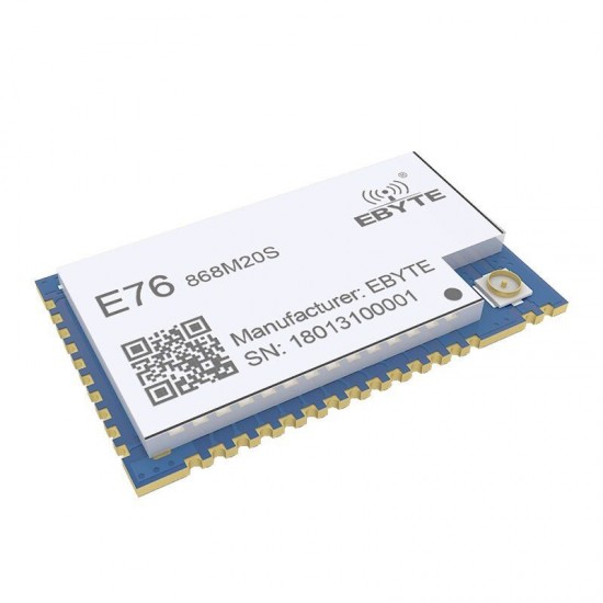 E76-868M20S EFR32 EFR32FG1P1 SOC 868MHz 20dBm SMD Wireless Receiver Transceiver IOT Module E76-868M20S EFR32 EFR32FG1P1 SOC 868MHz 20dBm SMD Wireless Receiver Transceiver IOT Module