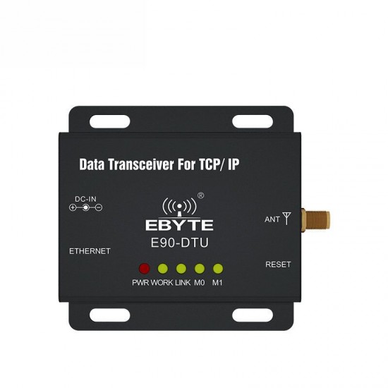E90-DTU(433L30E) SX1278 8km DTU RJ45 Ethernet Interface Wireless Transceiver Terminal 433mhz IOT Gateway Module E90-DTU(433L30E) SX1278 8km DTU RJ45 Ethernet Interface Wireless Transceiver Terminal 433mhz IOT Gateway Module