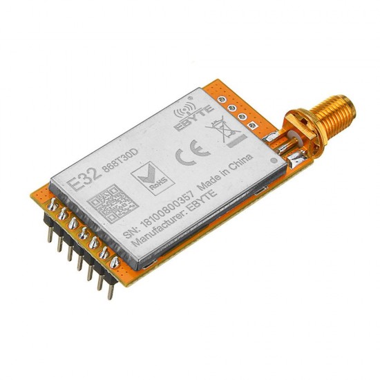 868MHz SX1276 SX1278 Wireless Transmitter and Receiver RF Module E32-868T30D 8000M Long Range 1W UART Transceiver rf Module