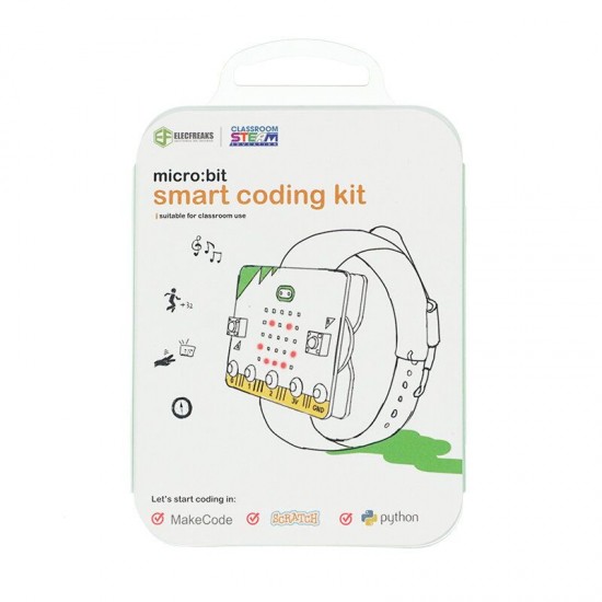 Educational DIY Programming Micro:bit Smart Coding Kit Watch Wearable Device Fit for Scratch 3.0 with Extension Baord