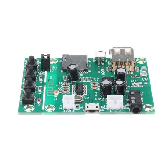 FM Receiver Wireless Bluetooth Module V4.2 Decoder Board Module for MP3 APE FLAC WAV Support USB TF Card FM Receiver