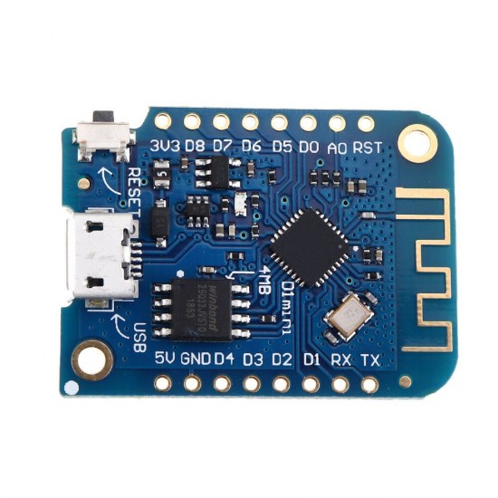 D1 Mini V3.0.0 WIFI Internet Of Things Development Board Based ESP8266 4MB MicroPython Nodemcu