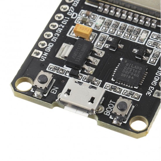 ESP32 WiFi+bluetooth Development Board Ultra-Low Power Consumption Dual Cores Pins Unsoldered ESP32 WiFi+bluetooth Development Board Ultra-Low Power Consumption Dual Cores Pins Unsoldered