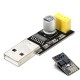 ESP8266 ESP01 WIFI Transceiver Wireless Module + USB To ESP8266 Serial Adapter Wireless WIFI Develoment Board