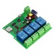 USB 5V Or AC 55V-250V Four Channel Jog Inching WIFI Wireless Smart Switch Socket APP Remote Control