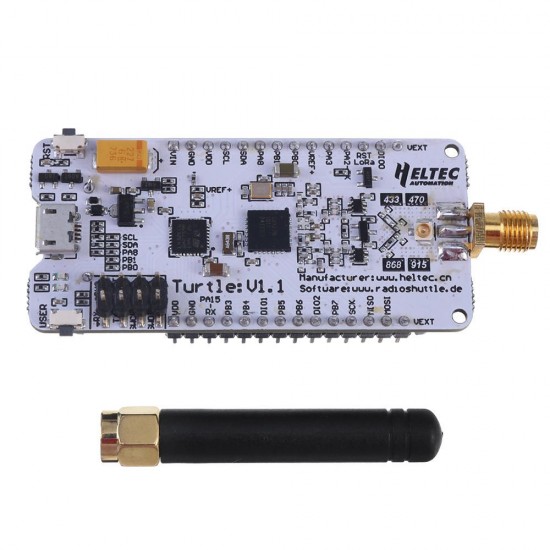 Ultra-low Power Turtle Board STM32L432KC SX1276 LoRaWAN Supports LoRaWAN MQTT Single Channel Wireless Module