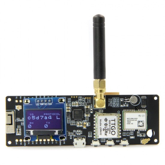 ESP32 433/868/915/923Mhz V1.1 WiFi Wireless bluetooth Module GPS NEO-6M SMA 18650 Battery Holder With OLED