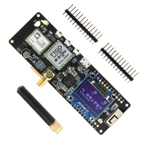 ESP32 433/868/915/923Mhz V1.1 WiFi Wireless bluetooth Module GPS NEO-6M SMA 18650 Battery Holder With OLED