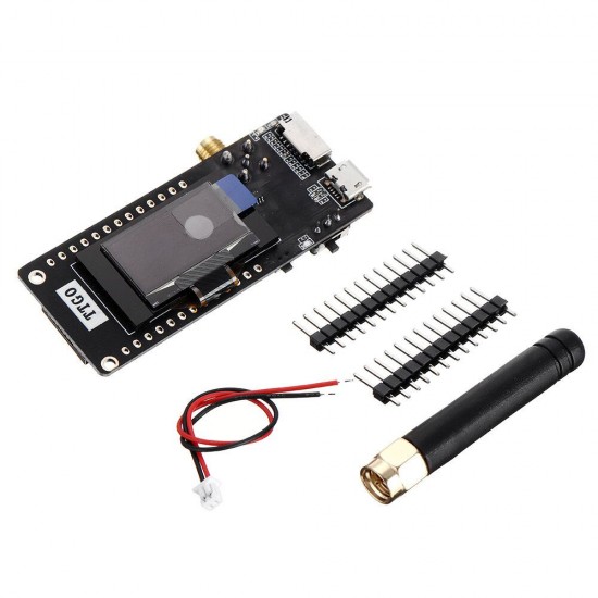 V2.1 ESP32 433MHz/868MHz/915MHz OLED 0.96 Inch SD Card bluetooth WIFI Wireless Module SMA IP5306