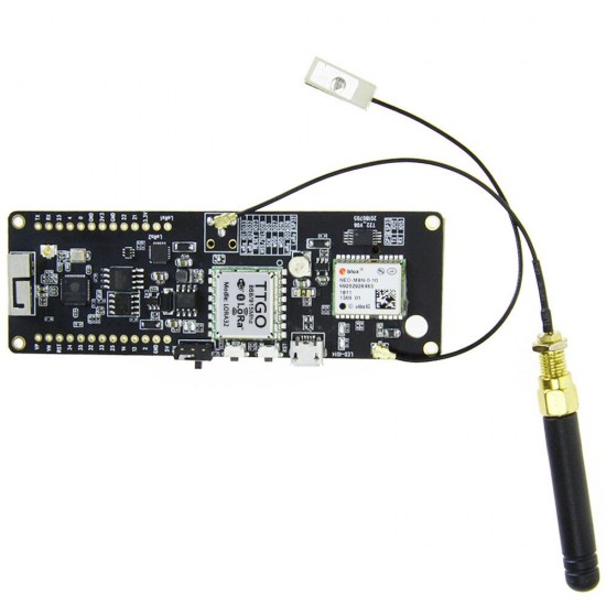 433/470/868/915MHz ESP32 WiFi Wireless bluetooth Module GPS NEO-M8N SMA 32 With 18650 Battery Holder