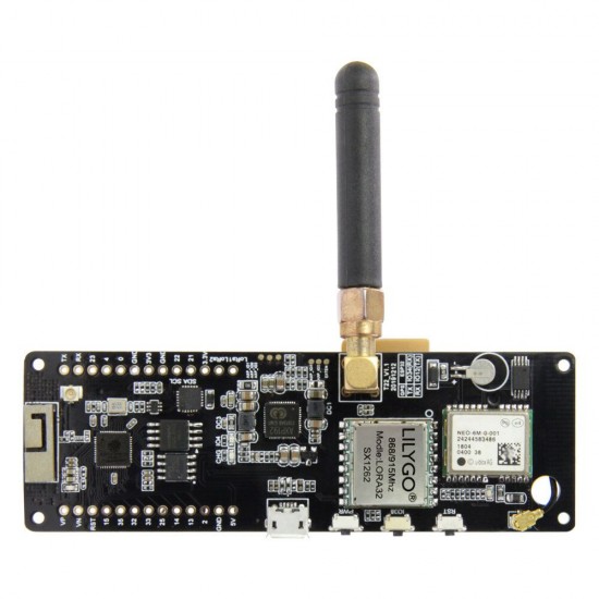 V1.1 SX1262 868Mhz ESP32 WiFi Wireless Bluetooth Module GPS NEO-6M SMA 32 18650 Battery Holder V1.1 SX1262 868Mhz ESP32 WiFi Wireless Bluetooth Module GPS NEO-6M SMA 32 18650 Battery Holder
