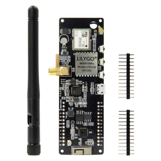 V1.1 SX1262 915Mhz ESP32 WiFi Wireless Bluetooth Module GPS NEO-6M SMA 32 18650 Battery Holder