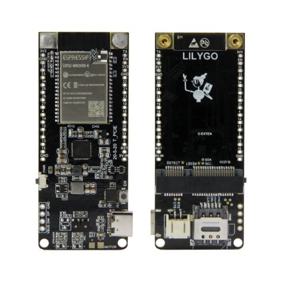 T-PCIE ESP32-WROVER-B AXP192 Chip WIFI Bluetooth 2G/4G Nano Card SIM Series Composable Development Board Hardware T-PCIE ESP32-WROVER-B AXP192 Chip WIFI Bluetooth 2G/4G Nano Card SIM Series Composable Development Board Hardware