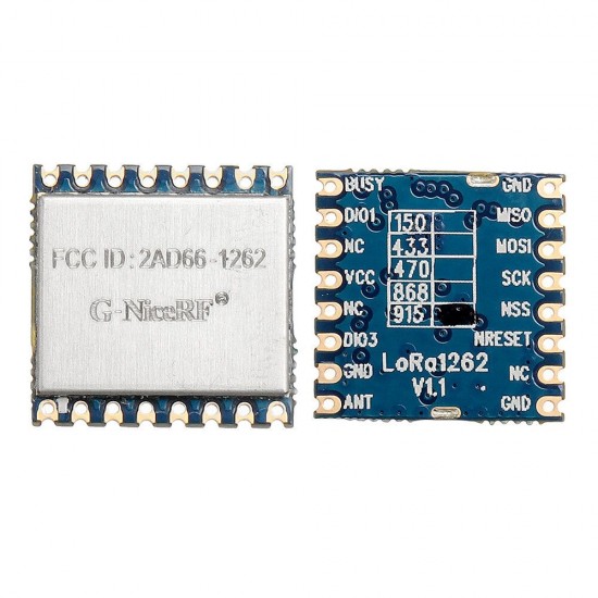 LoRa1262 160mW SX1262 Wireless Remote Module Low Power Consumption TCXO Crystal LoRa1262 160mW SX1262 Wireless Remote Module Low Power Consumption TCXO Crystal