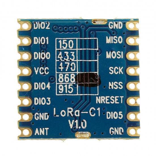 LoRa1276-C1 SX1276 868MHz Module Remote Spread Wireless Module 20dBm 100mW 3-5KM